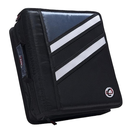 Case-It Case-It 1590371 The Z Zippered D-Ring Binder; 1.5 in. - Black 1590371